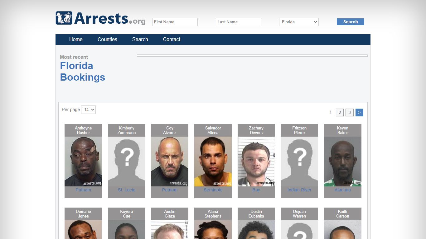 Florida Arrests and Inmate Search